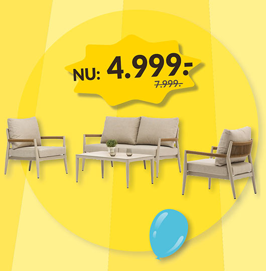 SVENDBORG SOFASÆT - JUBILÆUMSUDSALG